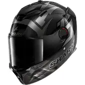 Shark Spartan Gt Pro Carbon Zarco Track Racer Carbon Anthracite Chrom DAU Taille M