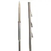Spetton Sandvik Hd Pro 7.5 Mm Spearshaft Argenté 130 cm