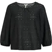Object Laila 3/4 Sleeve Blouse Noir S Femme