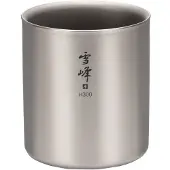 Snow Peak Titanium Double Wall Stacking Mug H - 300ml