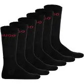 HUGO Chaussettes rouge / noir
