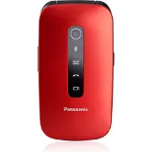 Panasonic KX-TU550EXR Seniors 4G Mobile Phone Rouge