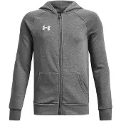 Under Armour Veste de survêtement 'Rival' gris chiné / blanc