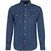 Levi's Barstow Western Standard Long Sleeve Shirt Bleu 2XL Homme