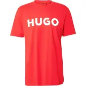 HUGO T-Shirt 'Dulivio' rouge clair / blanc