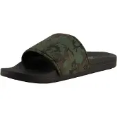 Reef Claquettes / Tongs 'Cushion Slide' brun foncé / olive / vert foncé / noir