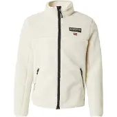 Napapijri Veste en polaire 'Tynik' écru / rouge sang / noir