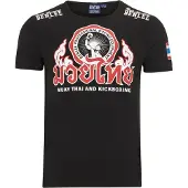 Benlee T-Shirt fonctionnel 'Thailand' gris / rouge / noir / blanc