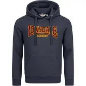 Lonsdale Sweat-shirt 'Classic' bleu marine / orange / bordeaux