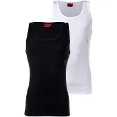 HUGO Maillot de corps noir / blanc