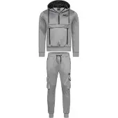 Lonsdale Moorpark Tracksuit Gris XL Homme