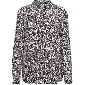 Ichi Chemisier 'IHVera' noir / blanc