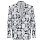Daniel Hills Veste de costume noir / blanc