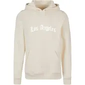 MT Men Los Angeles Wording Hoodie Beige 5XL Homme