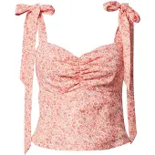 ABOUT YOU x Laura Giurcanu Haut 'Malea' orange / rose / blanc