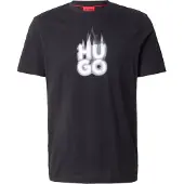 HUGO Dalayer 10266462 Short Sleeve T-shirt Noir M Homme
