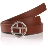 Tom Tailor Ceinture 'LAYA' cognac / argent