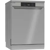 Sharp QW-NA1CF47DS-FR Lave-vaisselle à poser, 60 cm de large, 13 couverts, 2 paniers, argenté