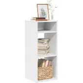 vidaXL Bibliothèque blanc 34x31x80 cm bois d'ingénierie