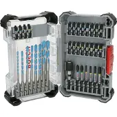 Bosch Pro Multi-material Drill 35 Pieces Argenté