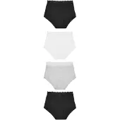 Next Culotte gris chiné / noir / blanc