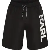 Karl Lagerfeld Shorts de bain noir / blanc