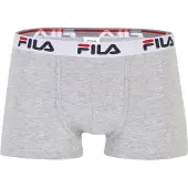FILA Boxers gris chiné / rouge / noir / blanc
