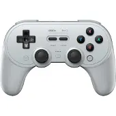 8Bitdo Pro2 (Android, Framboise Pi 3, iOS, PC, Steam Machine, Switch), Manette, Gris