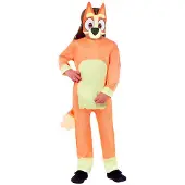 Liragram Bingo Girl Costume Orange 4-6 Years Enfants