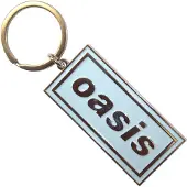 Oasis Logo Sky Blue Schlüsselanhänger, Bleu