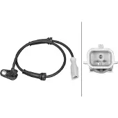 Hella Capteur de vitesse de roue 2 pôles capteur à effet Hall 507 mm câble pour e.a. RENAULT KANGOO