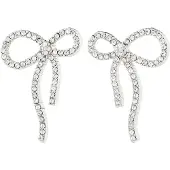 Pilgrim Boucles d'oreilles 'Jolanta' argent / transparent