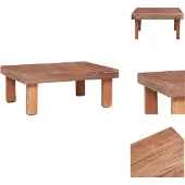 vidaXL Table basse 60x45x23 cm Vieux bois massif - Tables basses