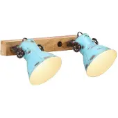 vidaXL Applique murale 25 W bleue 45 x 25 cm E27