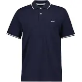 Gant T-Shirt 'Rugger' bleu foncé / blanc