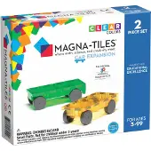 Magna-Tiles Magnet extension - 2 Parties - Voiture - - UneTaille - Jouets Magnétiques
