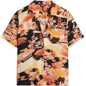 Superdry Chemisier abricot / saumon / orange clair / orange foncé / noir