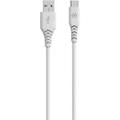 Celly Câble Planet USB-A vers USB-C, blanc, 1,5 mètre