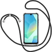 Screen Guard Professional Étui Samsung Galaxy A16 5G Loopster Necklace, Bandoulière pour smartphone, Transparent