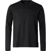 Vaude Logo Long Sleeve T-shirt Noir XL Homme