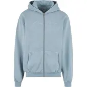 Karl kani Autograph Heavy Full Zip Sweatshirt Bleu S Homme