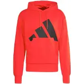 Adidas Essentials Big Logo French Terry Hoodie Rouge M Homme