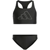 Adidas Performance Big Bars Bikini Noir 3-4 Years Fille
