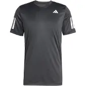 Adidas Club 3 Stripes Short Sleeve T-shirt Noir XS Homme