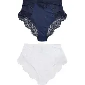 Next Slip bleu marine / blanc