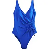 Next Maillot de bain modelant bleu
