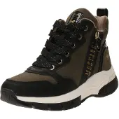 Mustang Bottines à lacets or / olive / noir