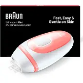 Braun Epilateur à lumière pulsée & laser rose/blanc - - PL1000 -
