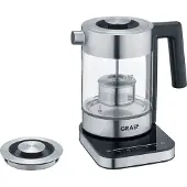 Graef Bouilloire WK 350 EU 1l 2200Watt avec passoire à thé verre