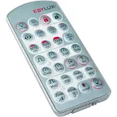 ESYLUX Télécommande REMOTECONTROLMDi/PDi EM10425509